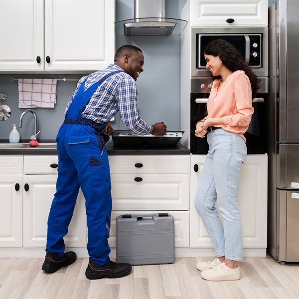 can you provide an estimate for cooktop repair before beginning any work in Racine County